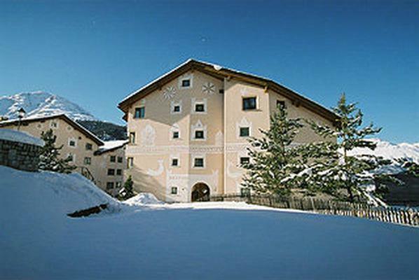 Ferienwohnung Chesa Delfin Pontresina Exterior foto